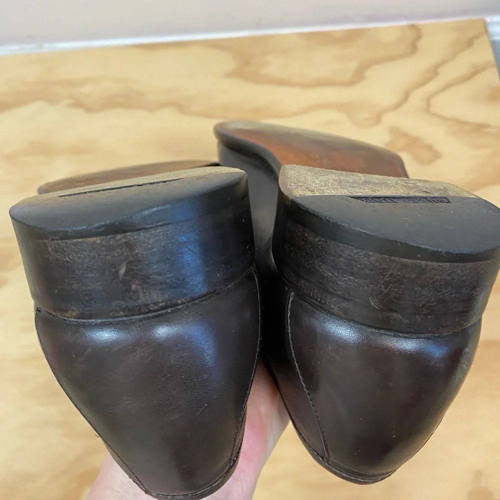 Gucci Brown Leather Horsebit Loafers